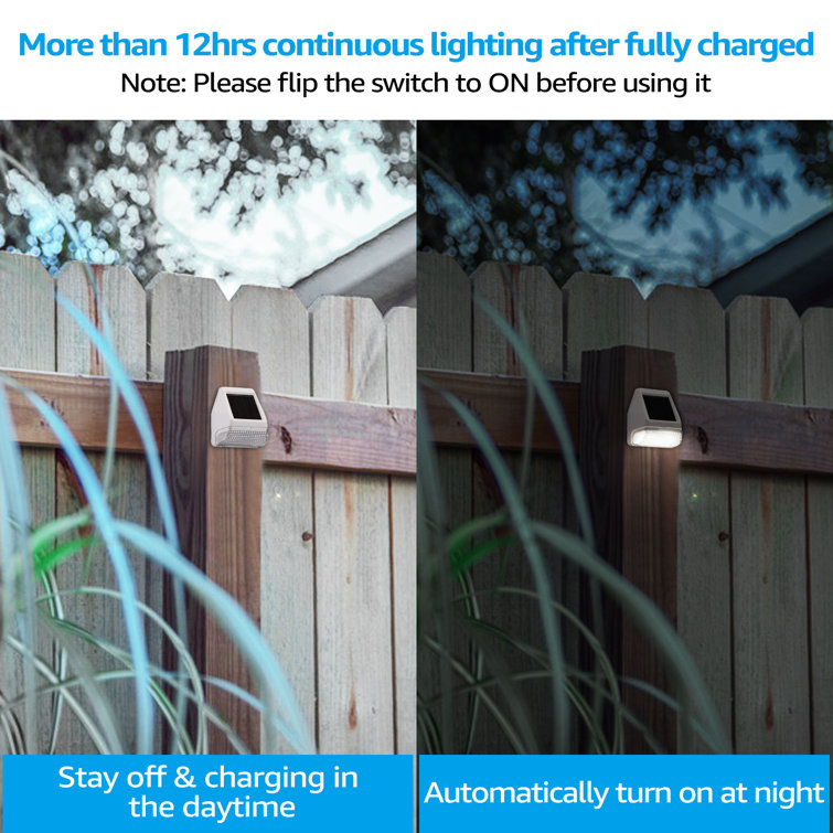 Wayfair solar deck outlet lights